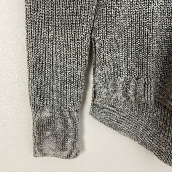 NWT Hollister Ribbed Sweater Gray Women’s Size M Beachy Grunge Y2K Cozy Comfort‎ - Picture 7 of 10